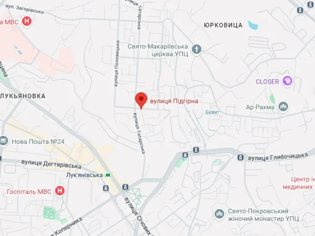 Вулиця Підгірна у Києві: огляд та інфраструктура